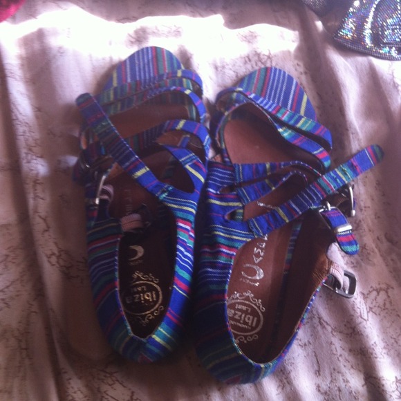 Reserve Multicolor Jeffrey Campbell Sandals - Picture 1 of 3