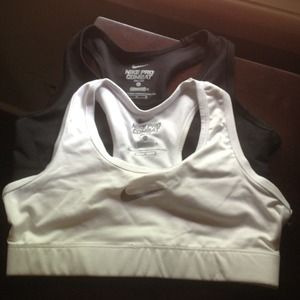 "RESERVED" NEW TWO Nike Pro Combat Bra Support.