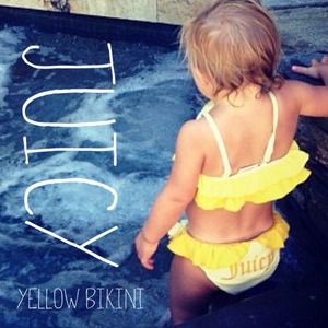 Juicy Couture Yellow Bathing Suit