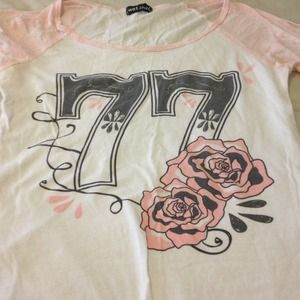 Floral Baseball tee 🌸