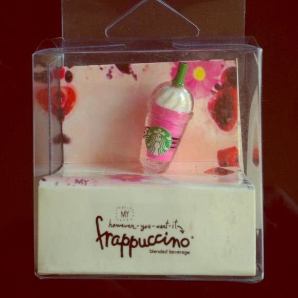 Starbucks Dust plug for iPhone 3, 4 -PINK SOLD OUT