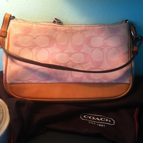 Coach Handbags - Auth. Pink Coach purse