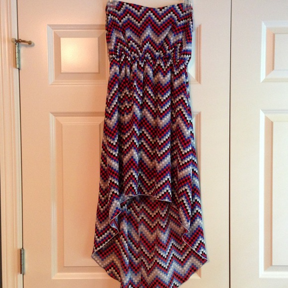 Wish Hi/Lo Strapless Dress - Picture 1 of 4