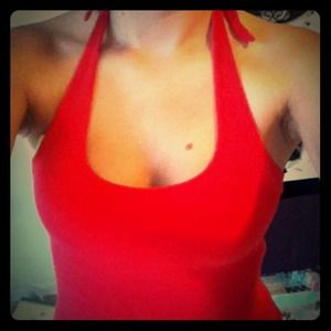 Red Halter Top