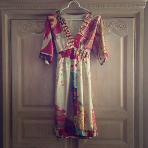 Miss Me - Silk Kimono Dress