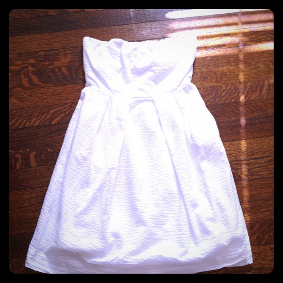 Reserved for Meghan!! J Crew White Strapless Dress