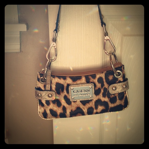 REDUCED! Guess wristlet with shoulder strap