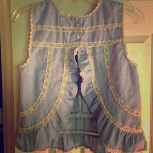 Free People open back summer top