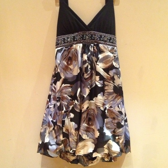 Brush floral beaded dress - Picture 1 of 4