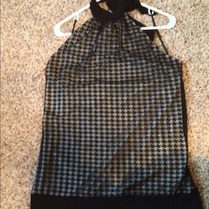 Black & White halter top
