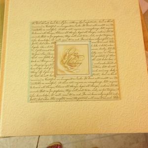 Insert wedding album