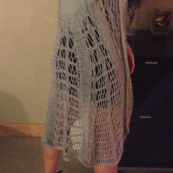 🚫Bundled! 🚫Long Heather Grey Gray Knit Long - Picture 3 of 4