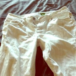 Off white skinny jeans a little stretch