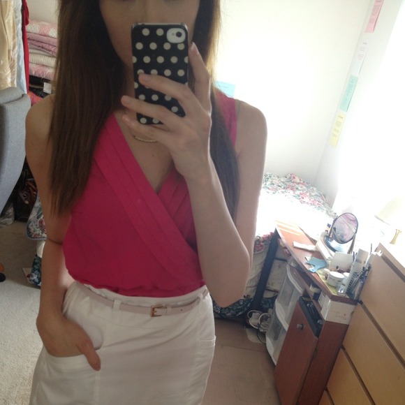 🔴SOLD🔴💕NWOT Pink Sleeveless Top💕 - Picture 3 of 4