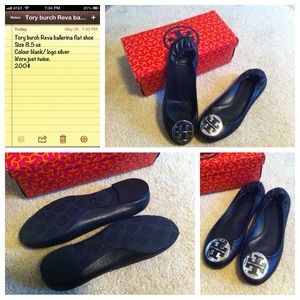 Tory Burch reva ballerina flat shoe.