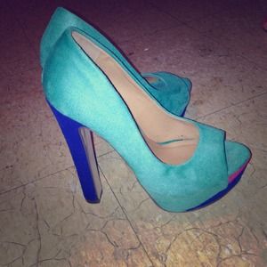 Multi-color high heels