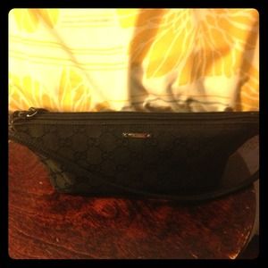 Gucci cloth black bag. Good condition