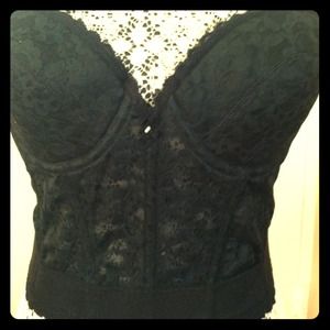 Fredrick's of Hollywood Black lace corset!!!!!