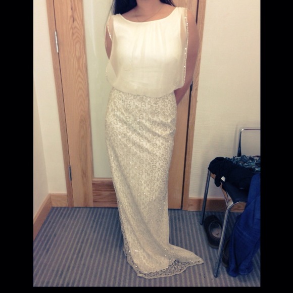 Elegant dress by designer Aidan mattox