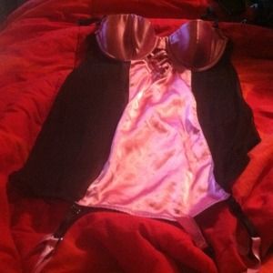 Intimates and vs short pj set and the yellow white