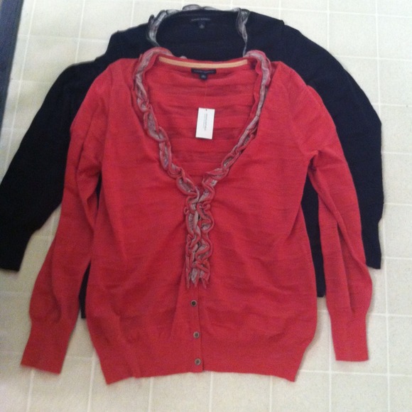 Two Banana Republic Cardigans
