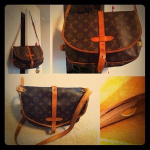 Vintage Louis Vuitton Saumur Saddle.