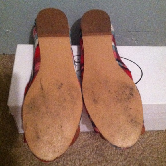 Steve Madden Plaid Ruffle Flats, 10 - Picture 5 of 5