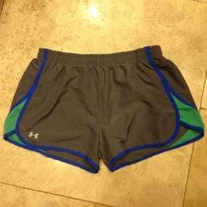 Under Armour Grey lined running shorts NWOT