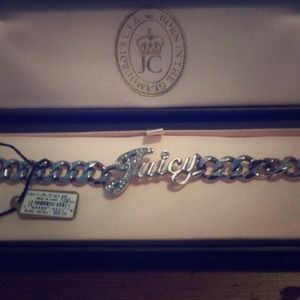 🔥REDUCED🔥authentic Juicy Couture script bracelet