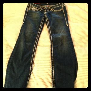 Women's True Religion jeans.
