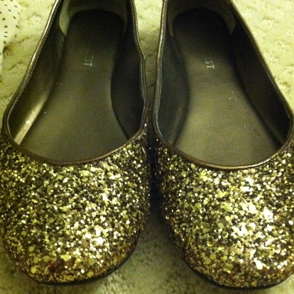 Nine West sequin ballet flats size 6.5/7 - Picture 2 of 4