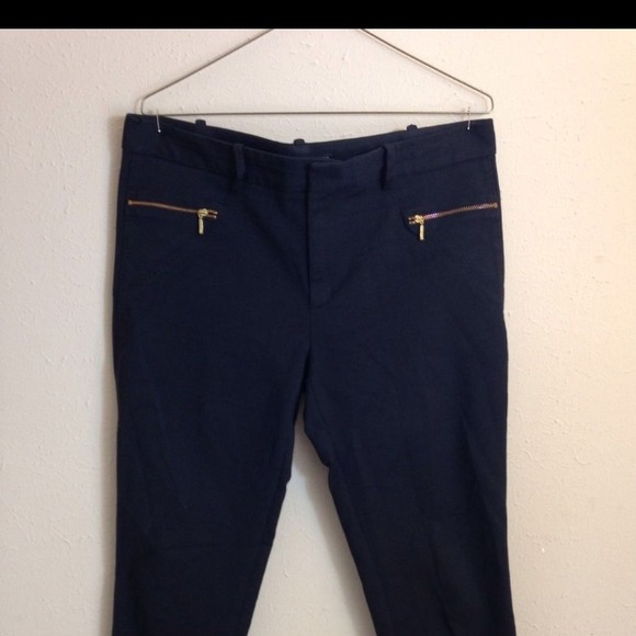 Sold-Zara black stretch zipper legging pants sz XL