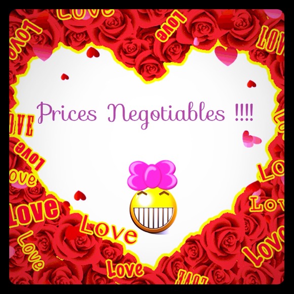 All prices are negotiables