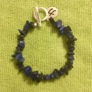 Blue stone bracelet
