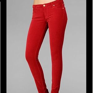7FAM Velvet Crimson Red Skinnys 🎉HOSTS PICK 🎉