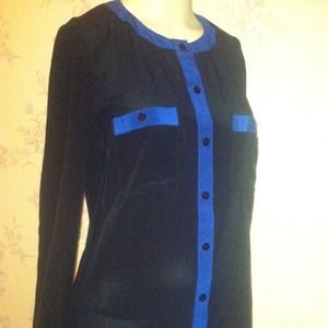 Trina Turk Airline colour blocked Blouse