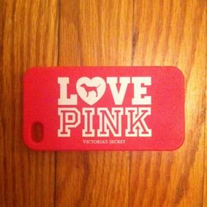 🚫Sold in Bundle🚫PINK 4/4s iPhone case