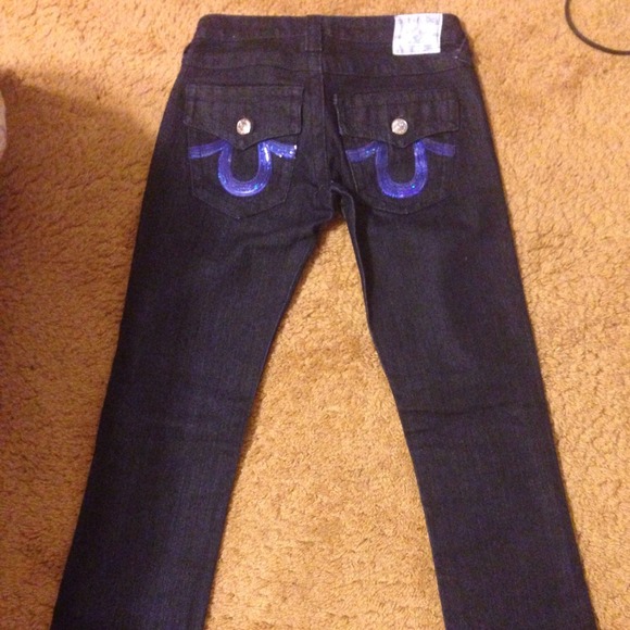 * PRICE REDUCED * Dark blue True Religion jeans
