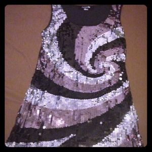 Black and silver party dress!