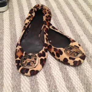 Tory Burch leopard print flats