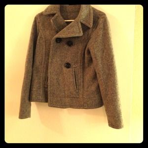 Gap women's grey wool peacoat