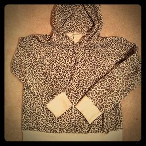 Leopard print hoodie