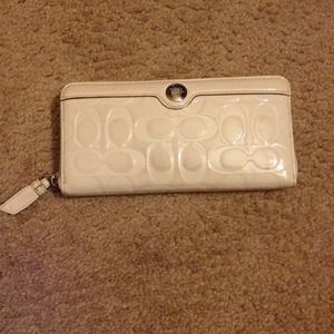 Coach Patent Lather Wallet