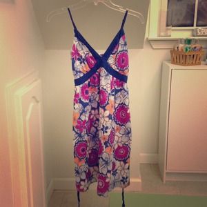 Floral sun dress.