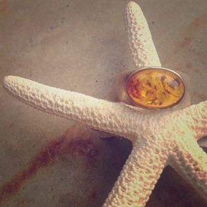 SOLD!Genuine Amber ring price reduced
