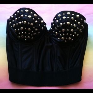 Studded bustier