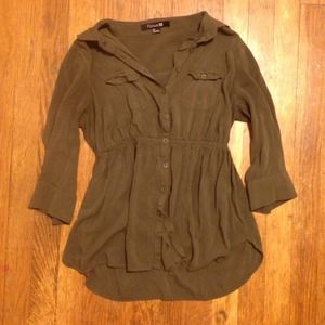 🚫RESERVED FOR MYPTITECLOSET🚫olive green top