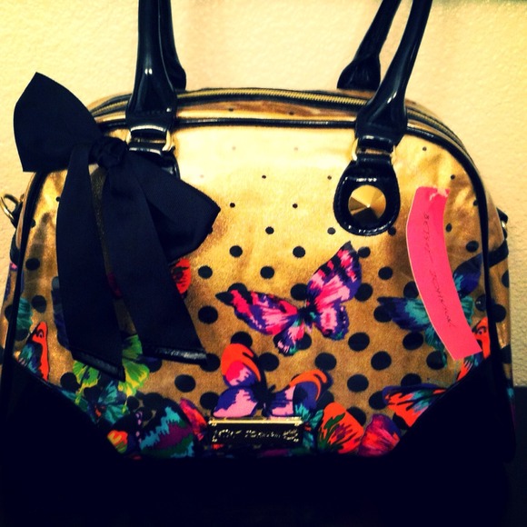 🌺Butterfly Betsey Johnson Glitter Bag🌺