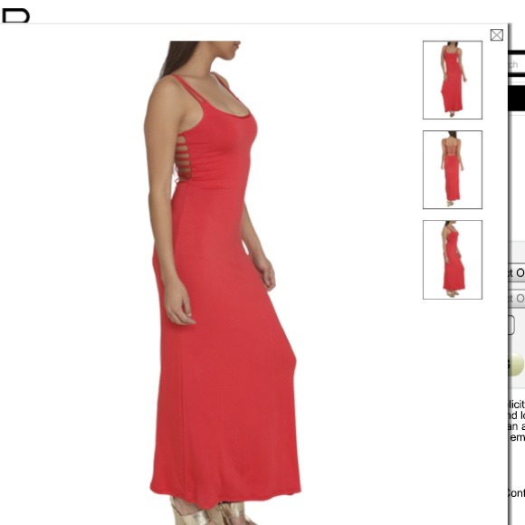 ❌❌SOLD❌❌Green backless maxi---see 3rd photo! - Picture 2 of 3