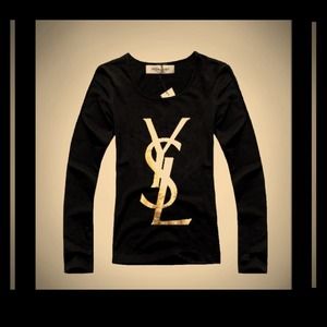 Yves Saint Lauren Long Sleeve Shirt.